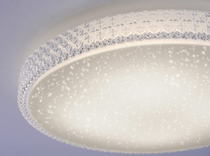 Plafond STAR, LED kristalleffekt, vit, transparent, stjärnhimmel - Bild 6