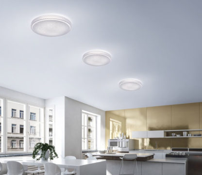 Plafond STAR, LED kristalleffekt, vit, transparent, stjärnhimmel - Bild 4