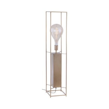 Golvlampa MODIG, modern design i mässing