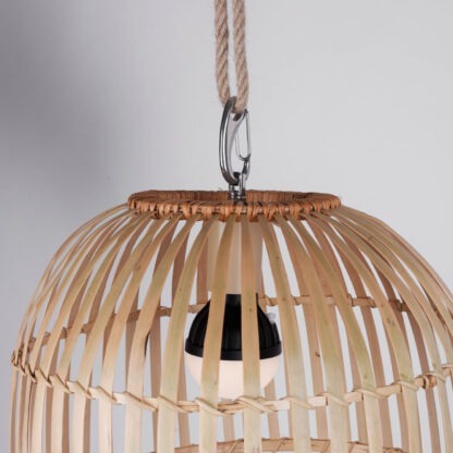 Pendellampa KORBA, LED, natur - Bild 2