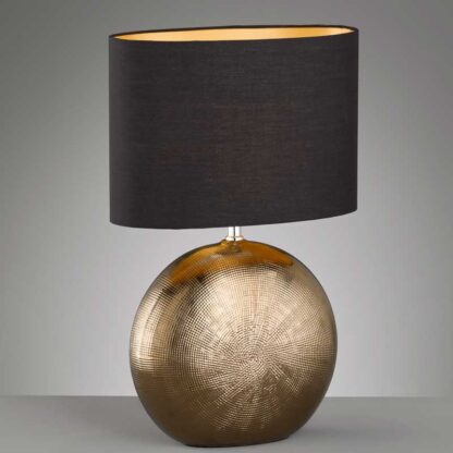 Bordslampa brons