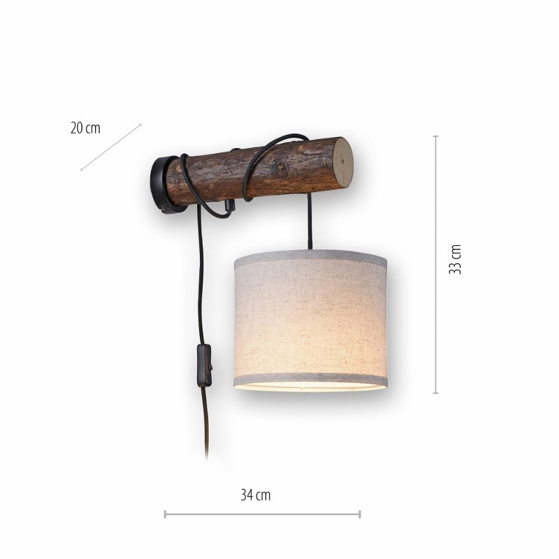 Vägglampa BARKA - Bild 7