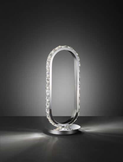 Bordslampa HAARO, LED kristall, silver - Bild 2