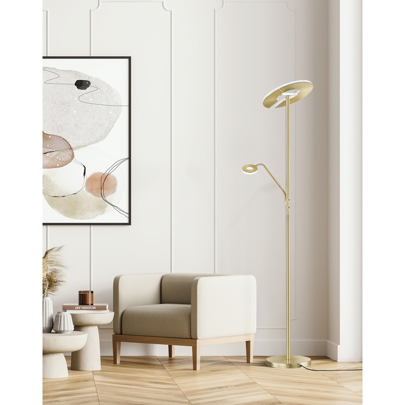 Golvlampa DENT med läslampa - Bild 4