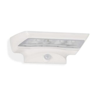 Fasadspotlight OULU med sensor, vit