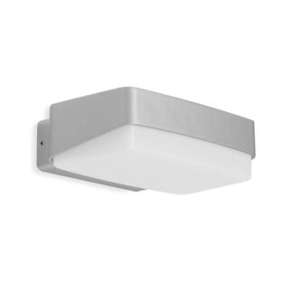 Fasadlampa MAINZ, LED, silver, retro look