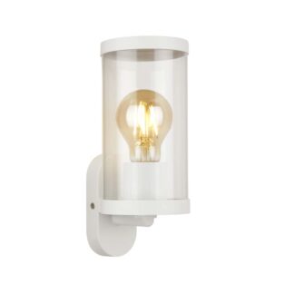 Vägglampa KAIRO, fasadlampa, utomhus, vit