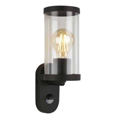 Vägglampa KAIRO MOVE, fasadlampa, utomhus, svart