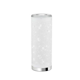 Bordslampa YOTA, med glittereffekt, vit