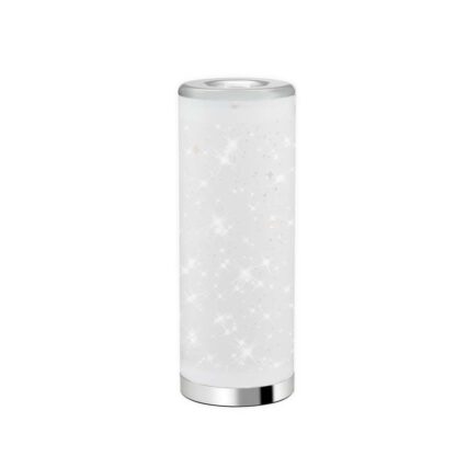 Bordslampa YOTA, med glittereffekt, vit