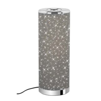 Bordslampa YOTA, med glittereffekt, grå