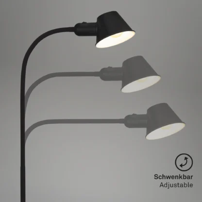 Skrivbordslampa RETROBELLO, klassisk design, svart - Bild 4