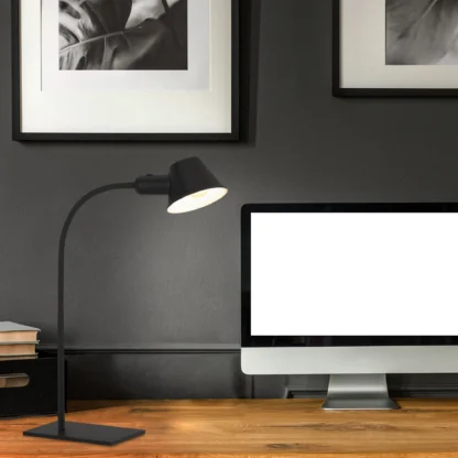 Skrivbordslampa RETROBELLO, klassisk design, svart - Bild 2
