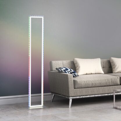 Golvlampa FELIX60, rainbow RGB färgstyrning, modern desing - Bild 5