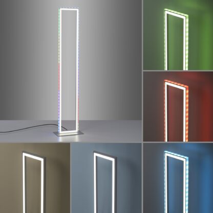 Golvlampa FELIX60, rainbow RGB färgstyrning, modern desing - Bild 4