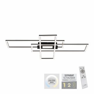 Taklampa, svart ASMIN, LED, dimbar