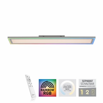 Taklampa EDGING, rainbow RGB, LED, fjärrkontroll