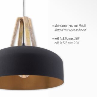 Pendellampa HAREA, stor snygg köksarmatur, industri design