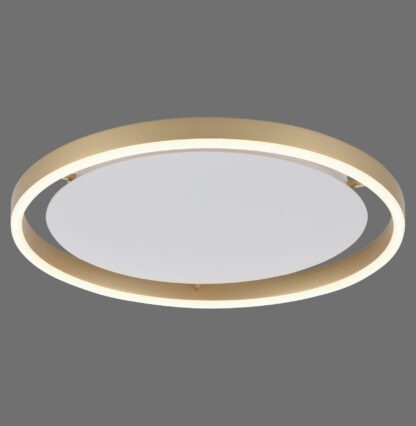 Taklampa RITUS, mässing, LED rund plafond - Bild 3