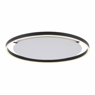 Plafond RITUS, stor modern LED, antracit