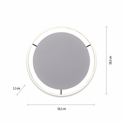 Plafond RITUS, stor modern LED, antracit - Bild 6