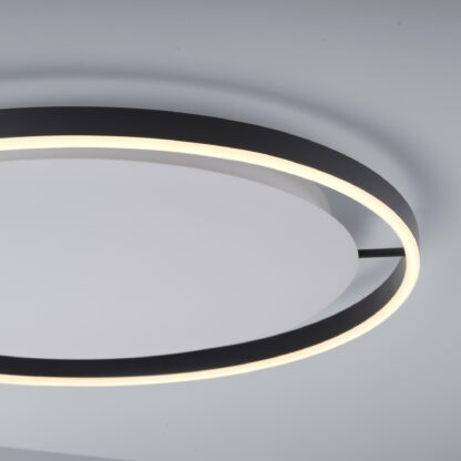 Plafond RITUS, stor modern LED, antracit - Bild 3