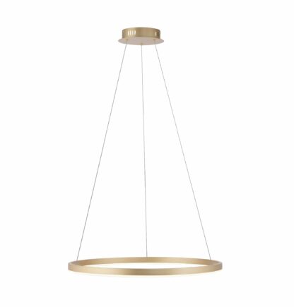 Pendellampa RITUS, mässing, ring design, LED, dimbar - Bild 3