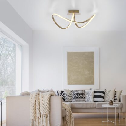 Taklampa MARIA, mässing, smart LED - Bild 2