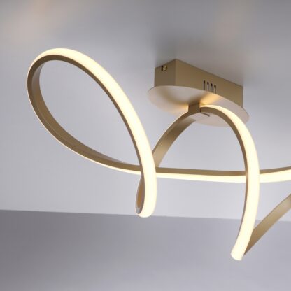 Taklampa MARIA, mässing, smart LED - Bild 4