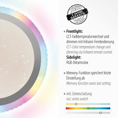 Taklampa, silver CYBA - Bild 9