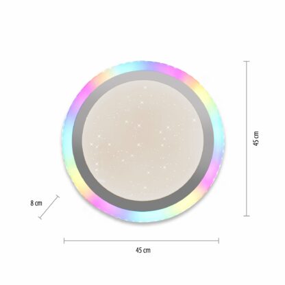 Taklampa, silver CYBA - Bild 5