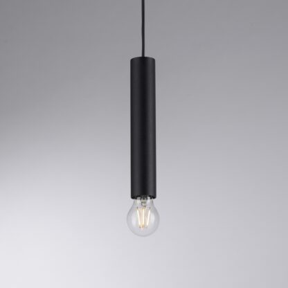 Pendellampa BRUNA, svart, 3 ljus armatur, minimalistisk design - Bild 3