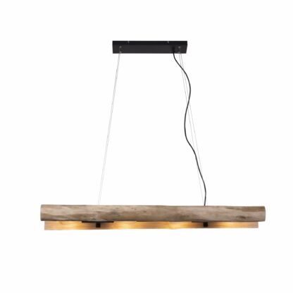 Pendellampa LOG, trädesign, skapar ett varmt ljus - Bild 2