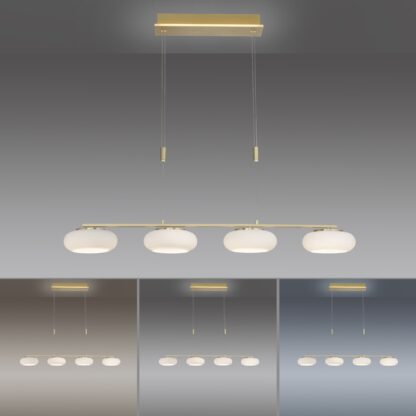 Pendellampa Q-ETIENNE, kökslampa, smart ljusstyrning, frostad glas - Bild 5