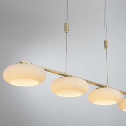 Pendellampa Q-ETIENNE, kökslampa, smart ljusstyrning, frostad glas - Bild 3