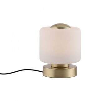 Bordslampa BOTA, mässingsfärgad rund touch dimmer tidlös design
