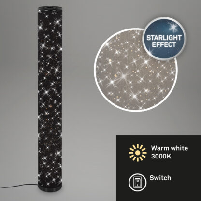 Golvlampa YOTA, med glittereffekt, svart - Bild 2