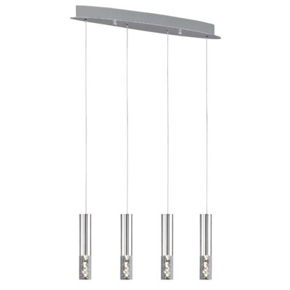 Pendellampa BUBBEL, modern pendel med 4 LED ljus