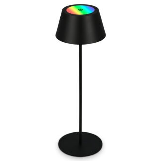 Bordslampa UTA, LED, svart, utomhus, portabel med batteri