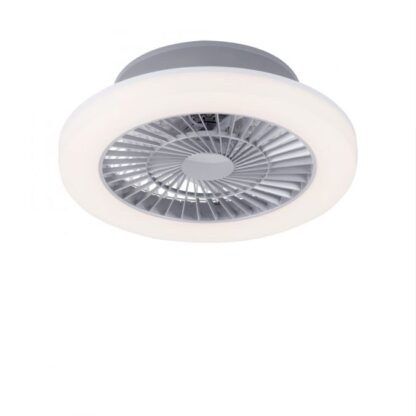 Takfläkt WINDY, med LED belysning, modern, vit