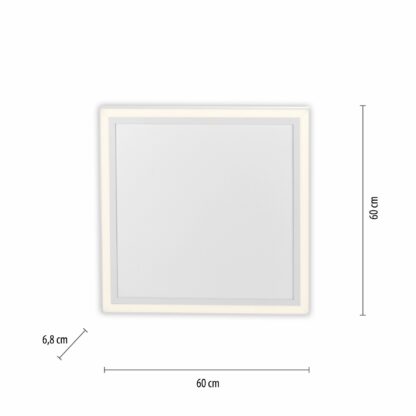 IR termolight panel BEROA 1, LED lampa med inbyggd infrarödvärme vit - Bild 6