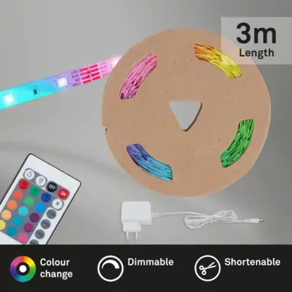 LED Stripe SUPERLINE RGB IP20 90 LED’s 16V för TV med fjärrkontroll 3m - Bild 8