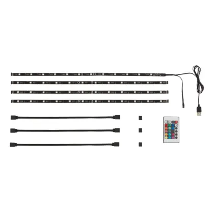 LED Stripe SUPERLINE RGB IP20 48 LED’s 16V för TV med fjärrkontroll 0,5m