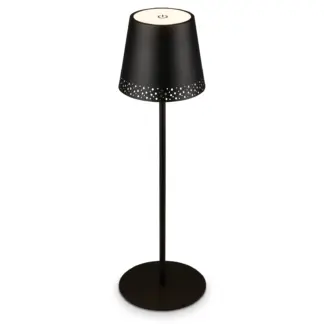 Bordslampa PINO utomhus portabel svart batteri LED