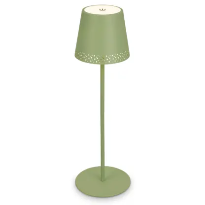 Bordslampa PINO utomhus portabel grön batteri LED