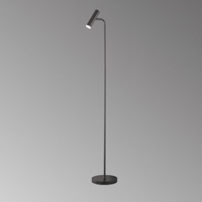Golvlampa STINA, svart matt finish, dimbar, modern enkel form