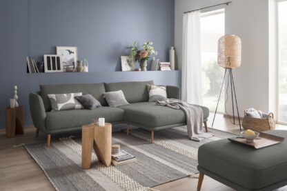 Golvlampa CALLA, svart matt, bambu skärm, naturfärgad - Bild 7