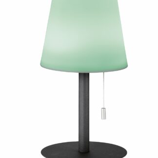 Bordslampa GARDI, outdoor ljus, sand anthracite, vit, två steg dimbar