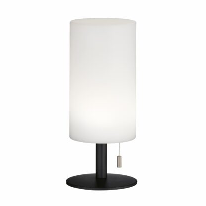 Bordslampa LARINO, outdoor light, sand anthracite, vit, dimbar 2 steg