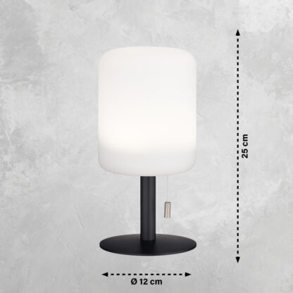 Bordslampa LARINO, outdoor light, sand anthracite, 2 steg RGB dimfunktion - Bild 7